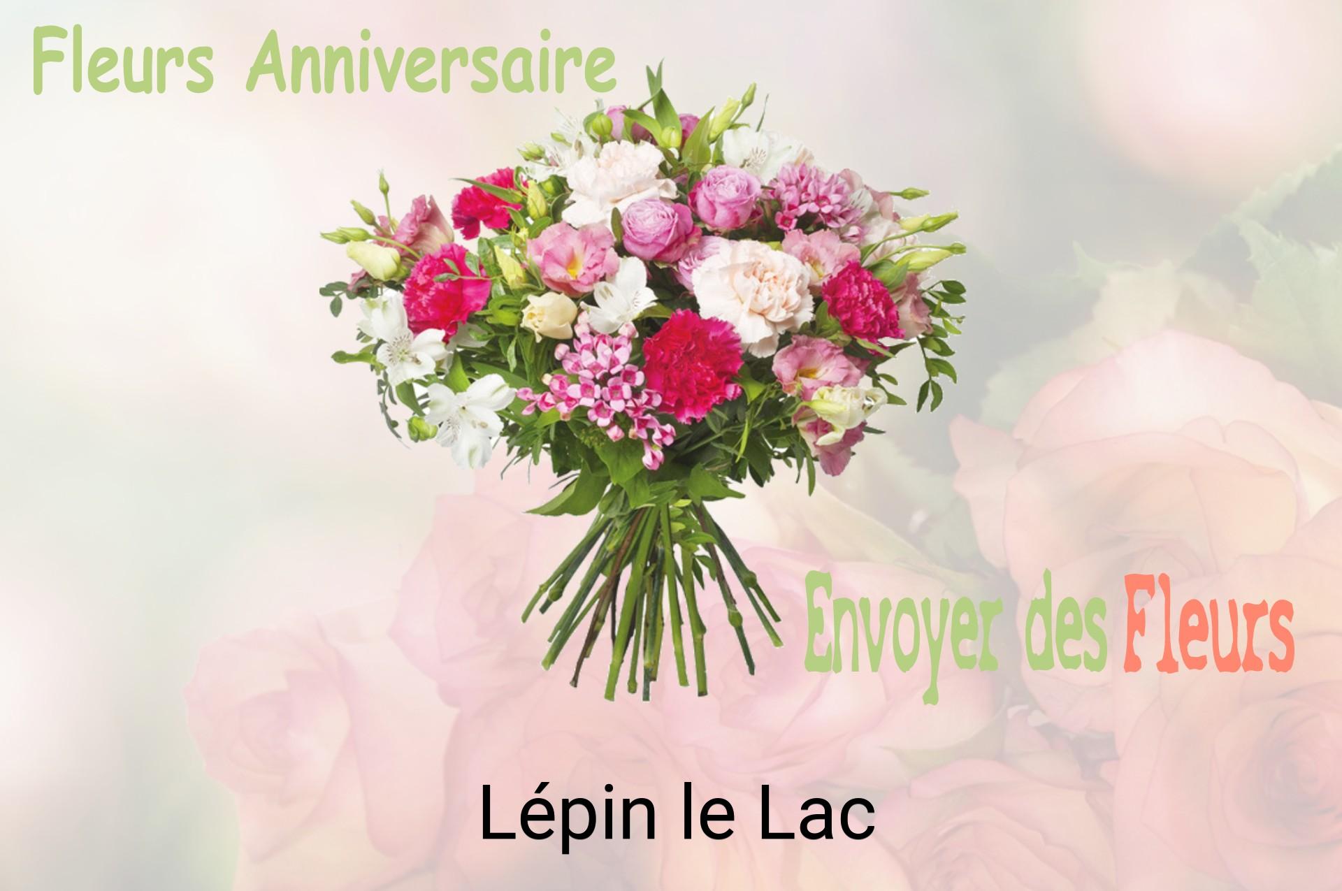 Bouquet de fleurs d’anniversaire livré à Lépin-le-Lac
