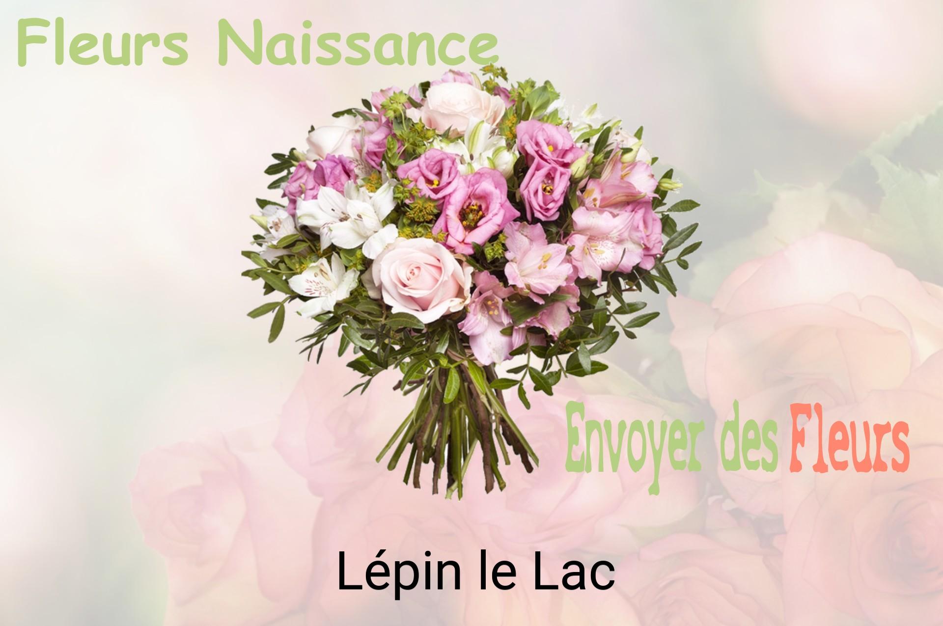 Bouquet de fleurs de naissance livré à Lépin-le-Lac