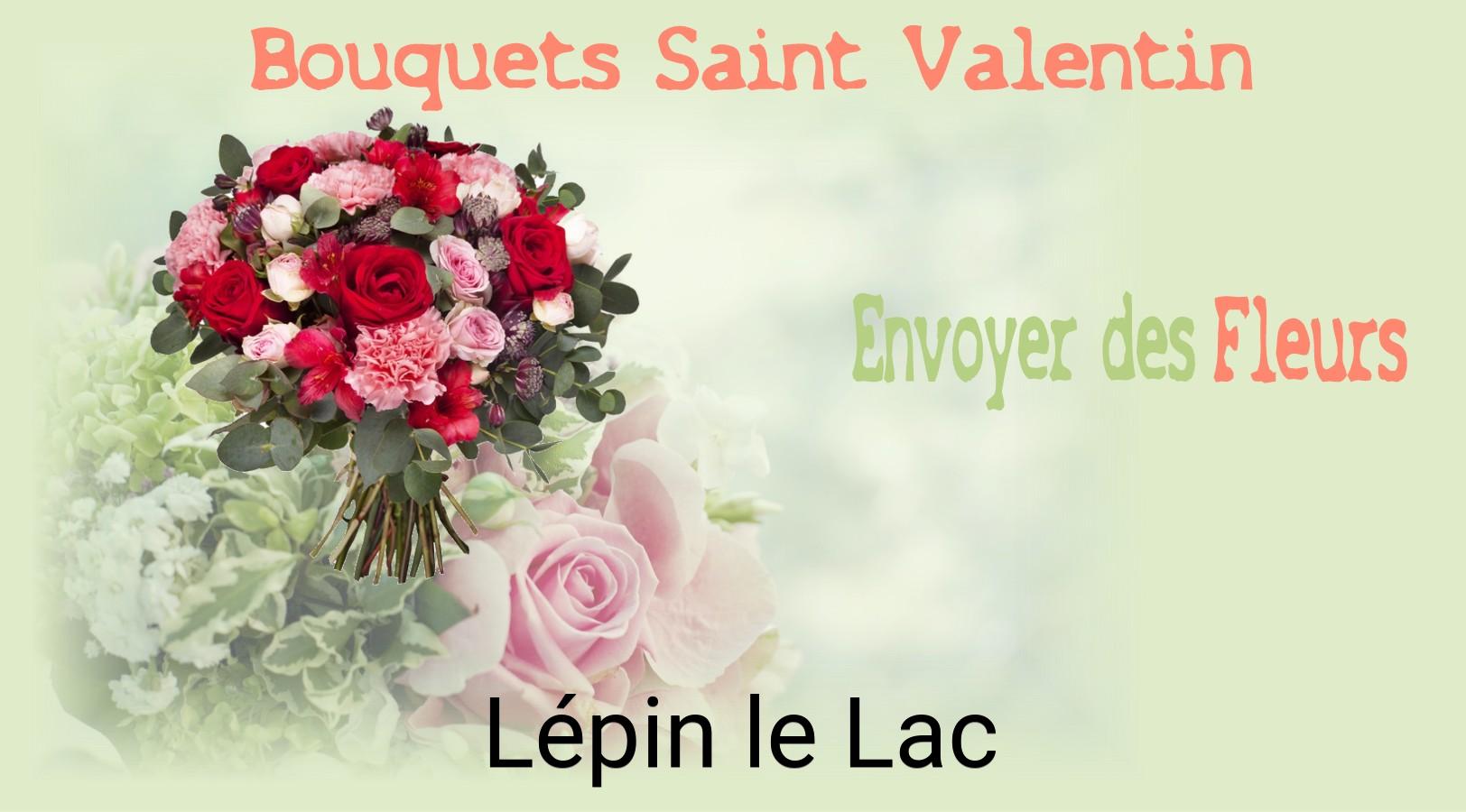 Roses de Saint-Valentin livrées à Lépin-le-Lac